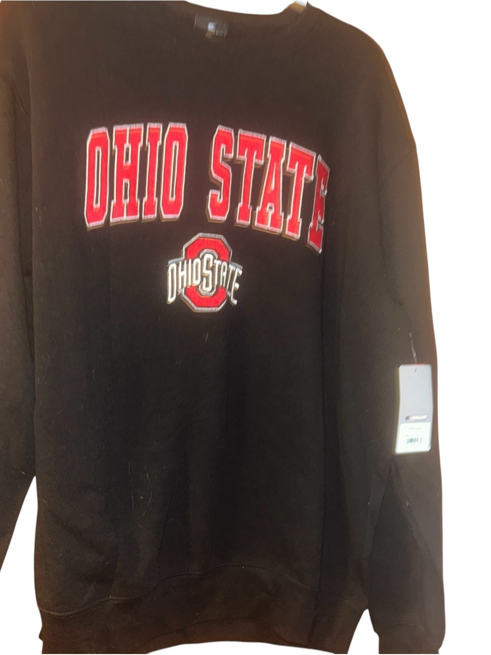New men Ohio state buckeyes black sweatshirt size XL